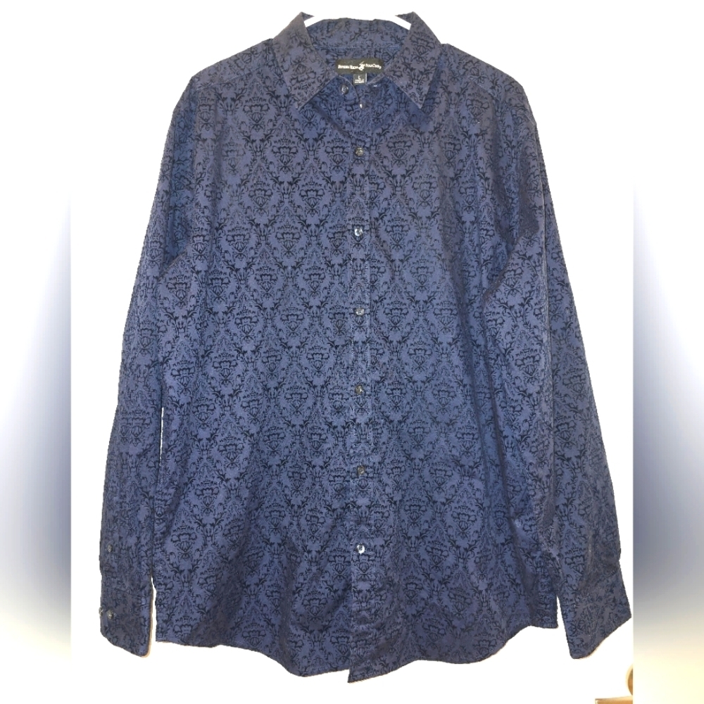 Beverly Hills Polo Club Men's button up. Men's large dress shirt